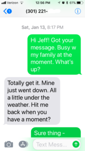 text messages